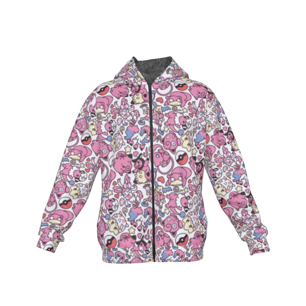 Fairy (White) Pattern Hoodie