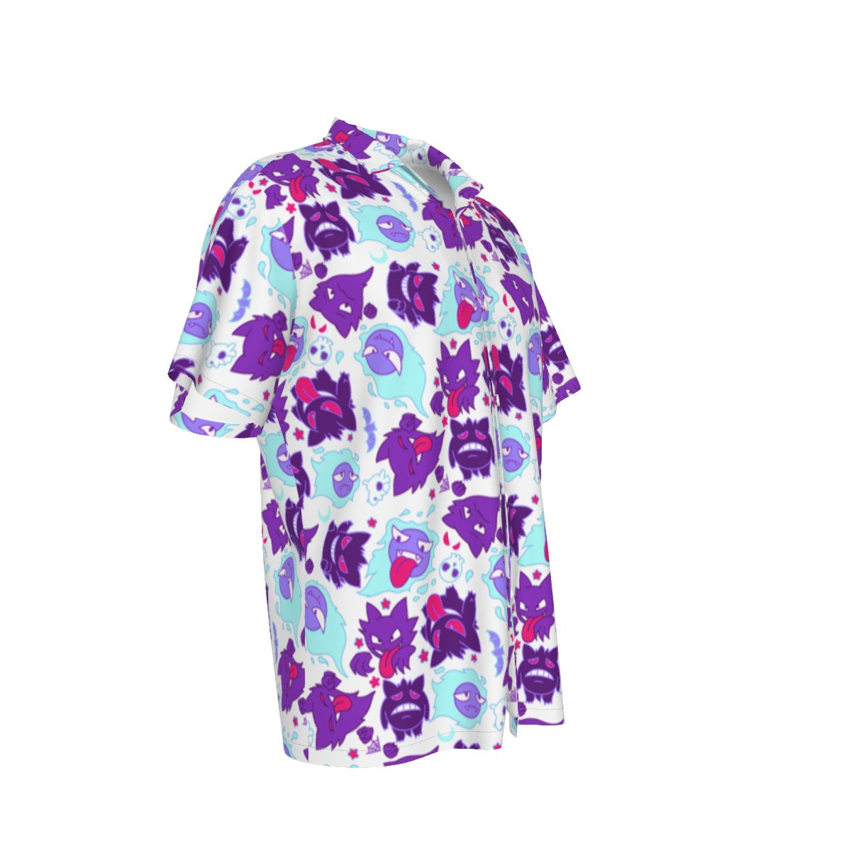 Gengar (White) Hawaiian Shirt