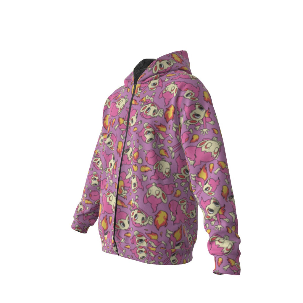 Chimchar (Pink) Pattern Hoodie