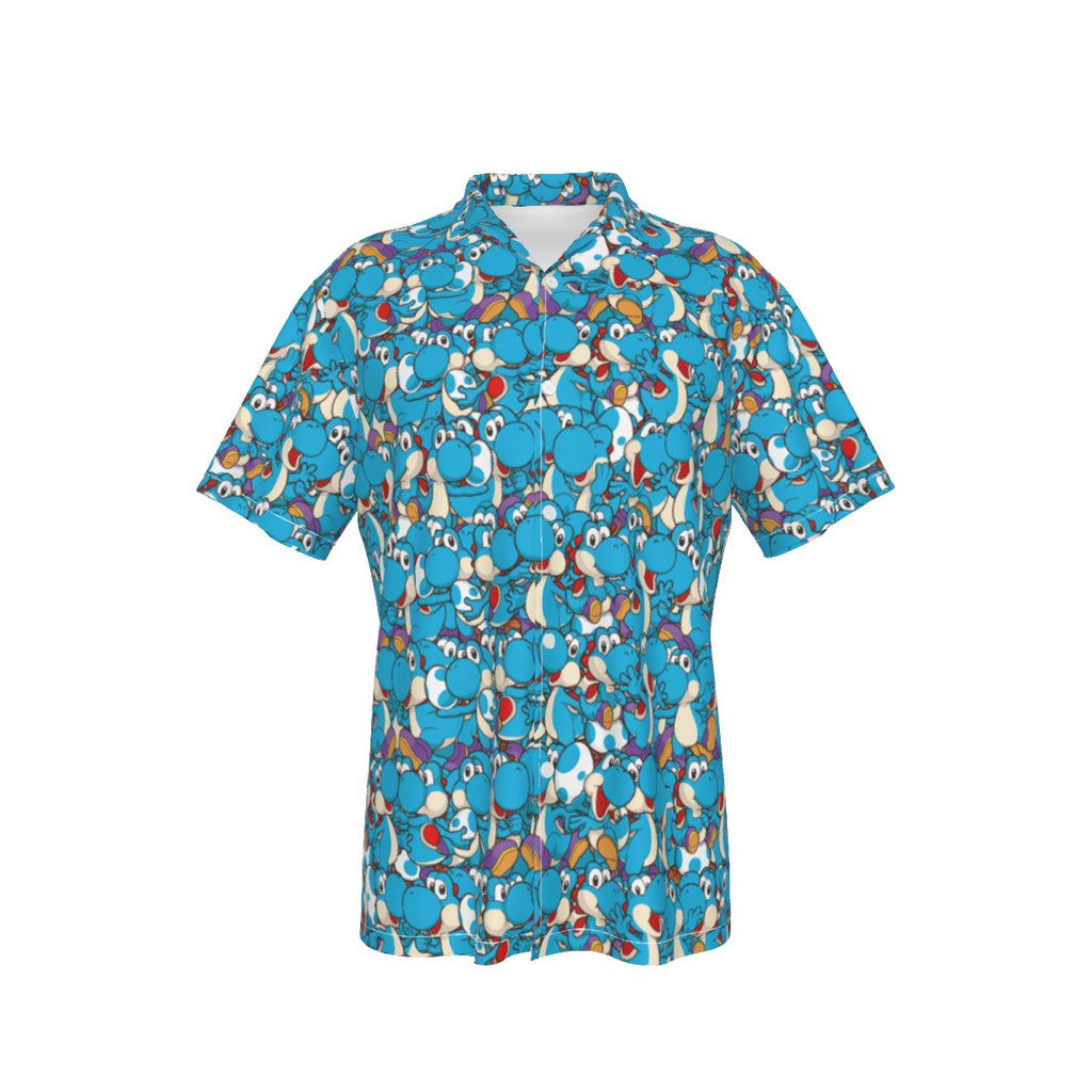 Yoshi (Light Blue) Hawaiian Shirt