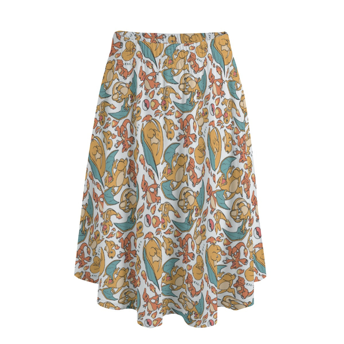 Charmander, Charmeleon and Charizard Skirt