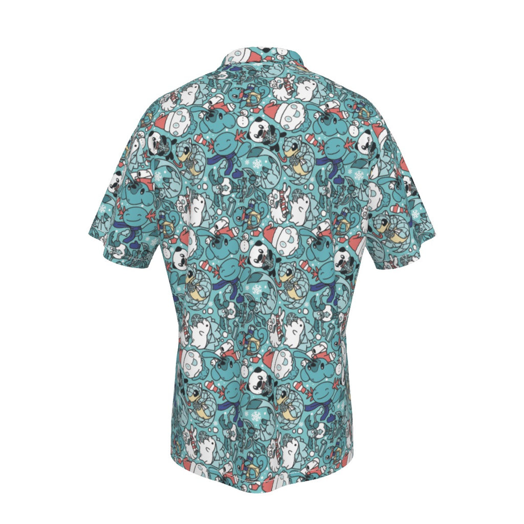 Winter (Light Blue) Hawaiian Shirt