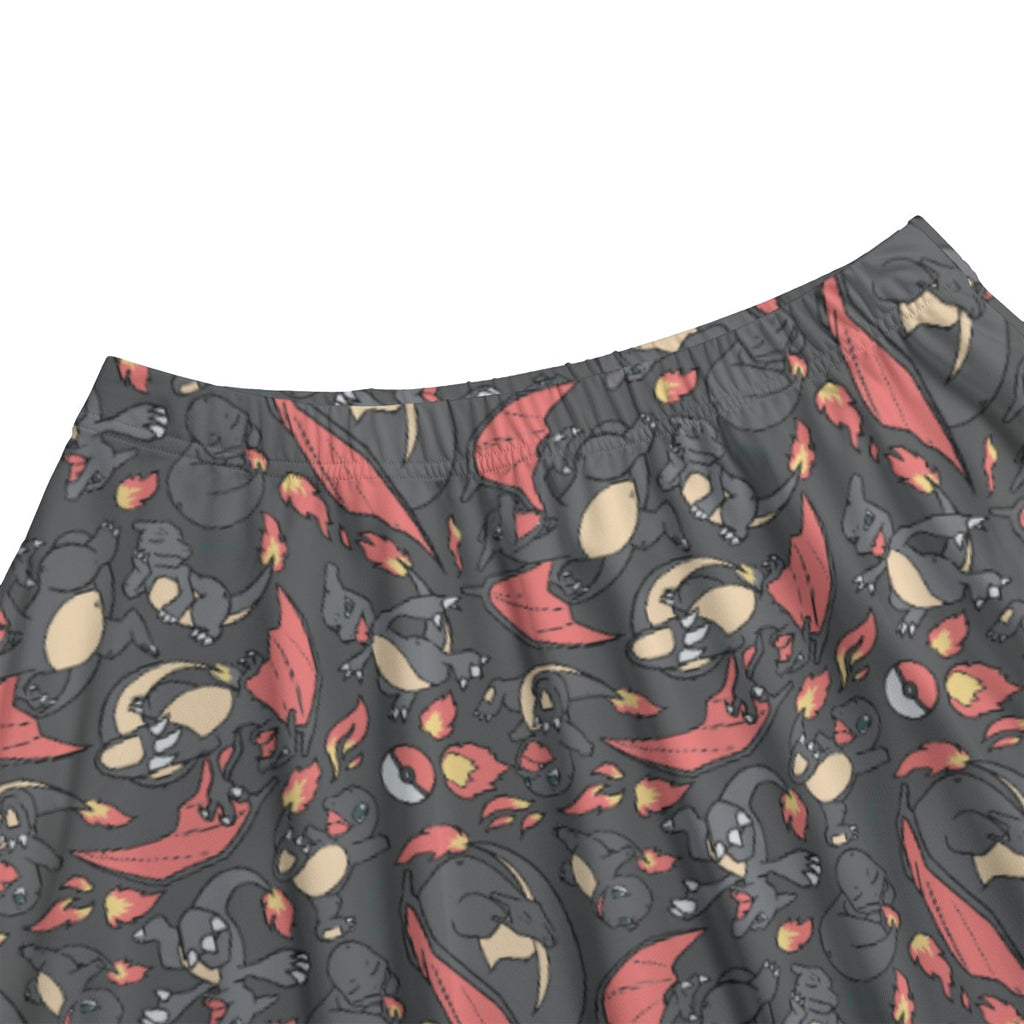 Charmander, Charmeleon and Charizard Skirt