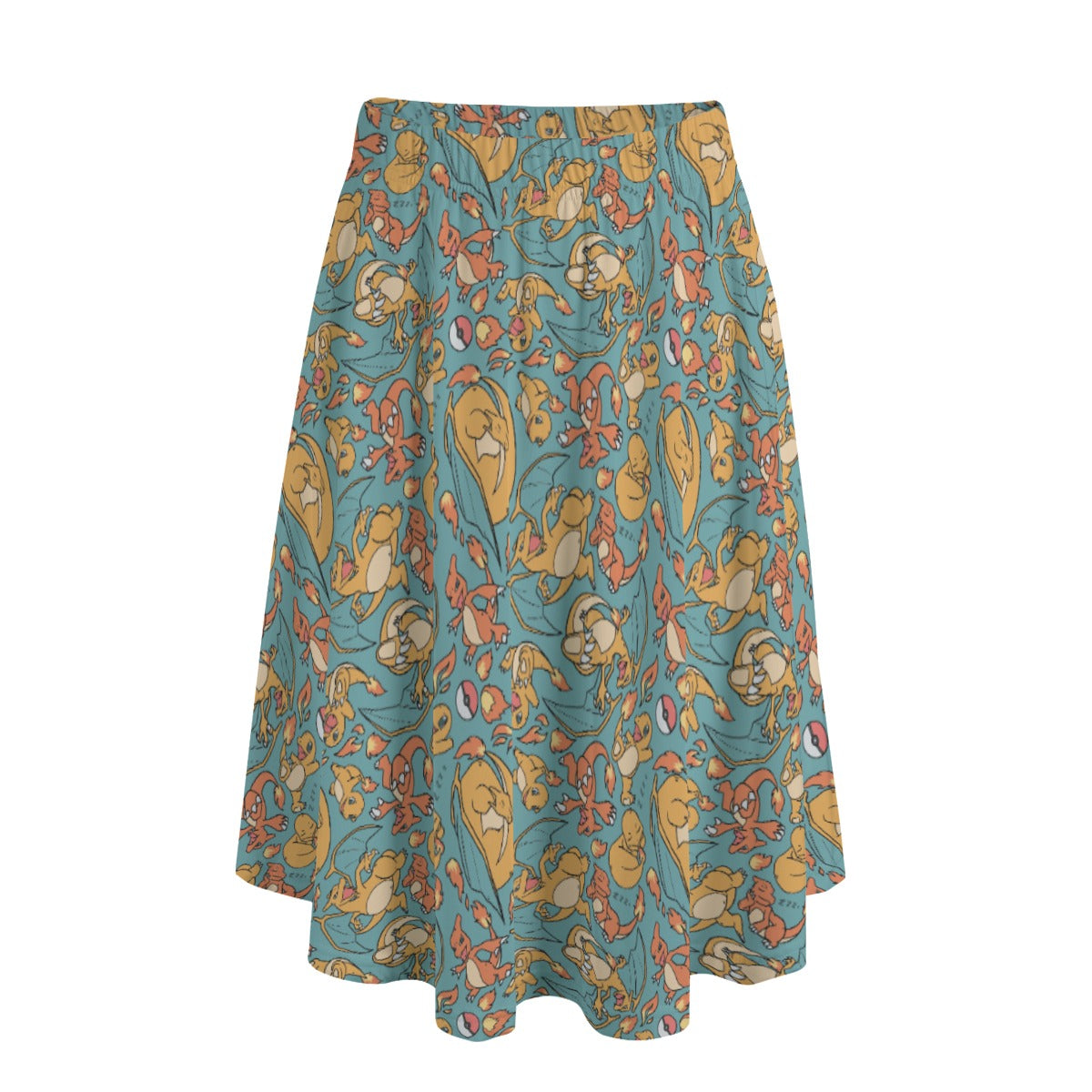 Charmander, Charmeleon and Charizard Skirt