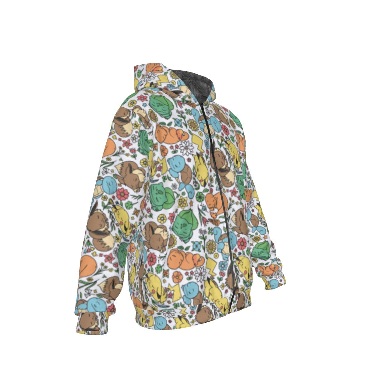Sleeping Starter (White) Pattern Hoodie