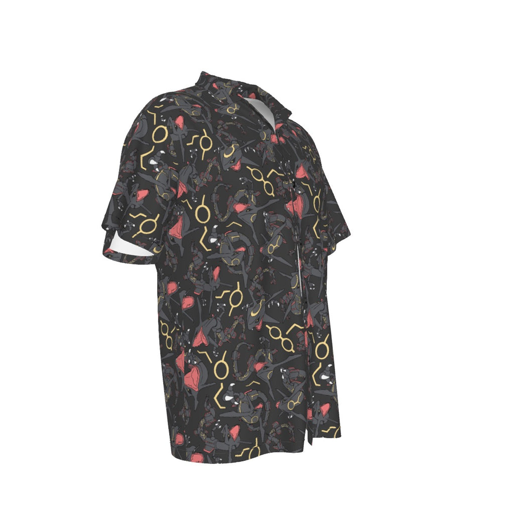 Rayquaza (Black) Hawaiian Shirt