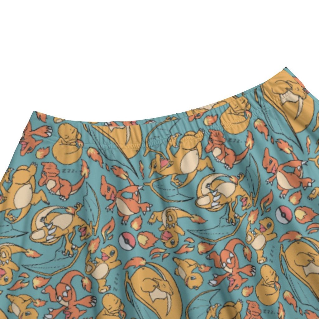 Charmander, Charmeleon and Charizard Skirt