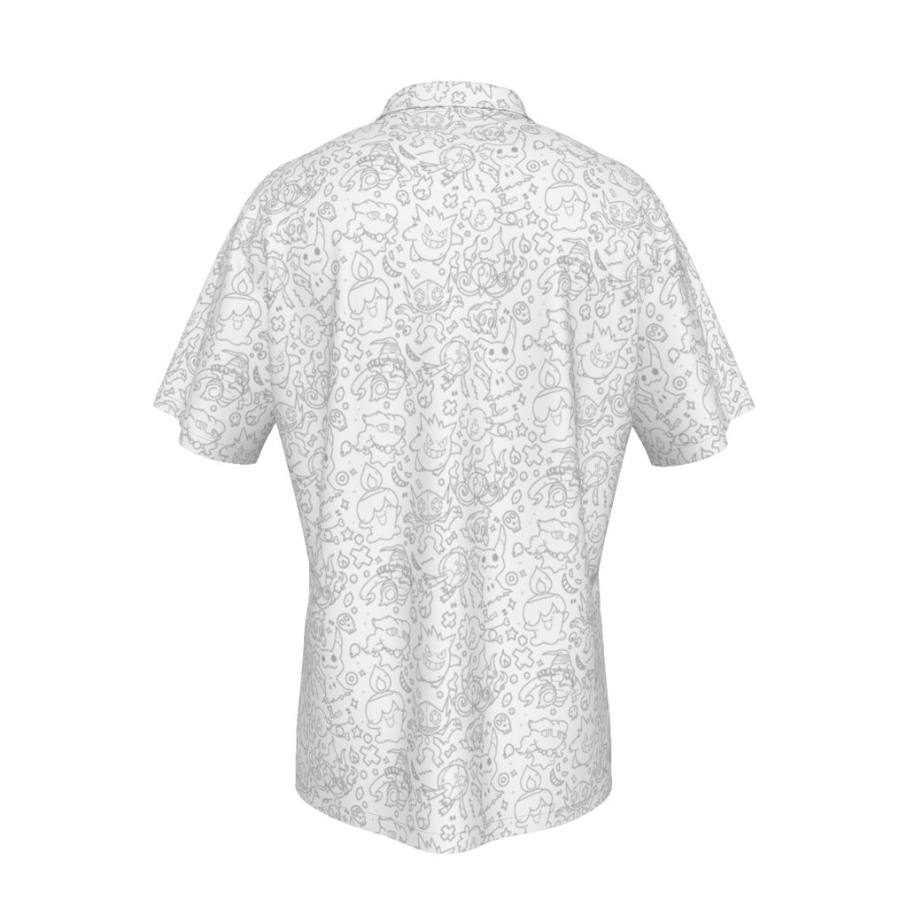 Ghost (White) Hawaiian Shirt
