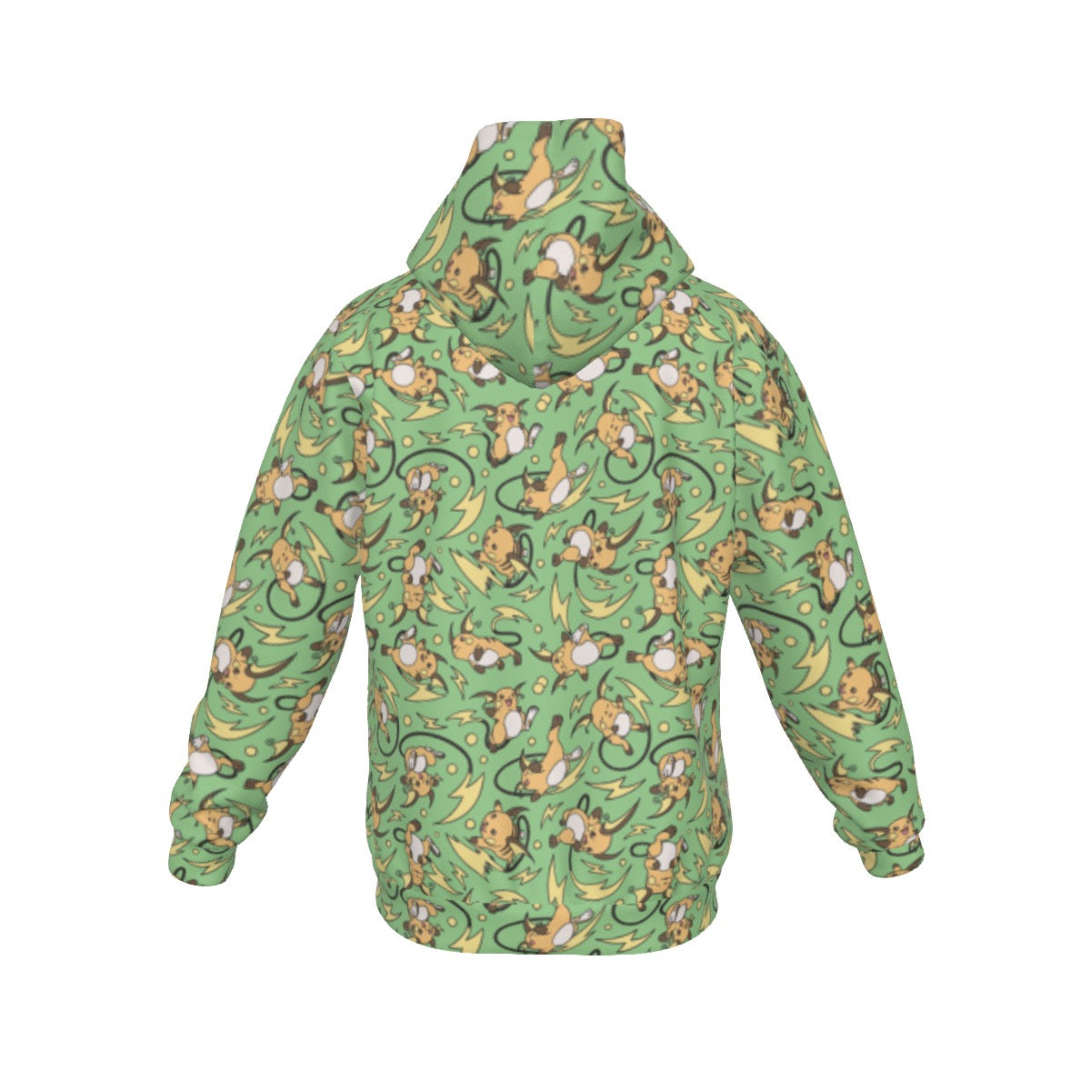 Raichu (Green) Pattern Hoodie