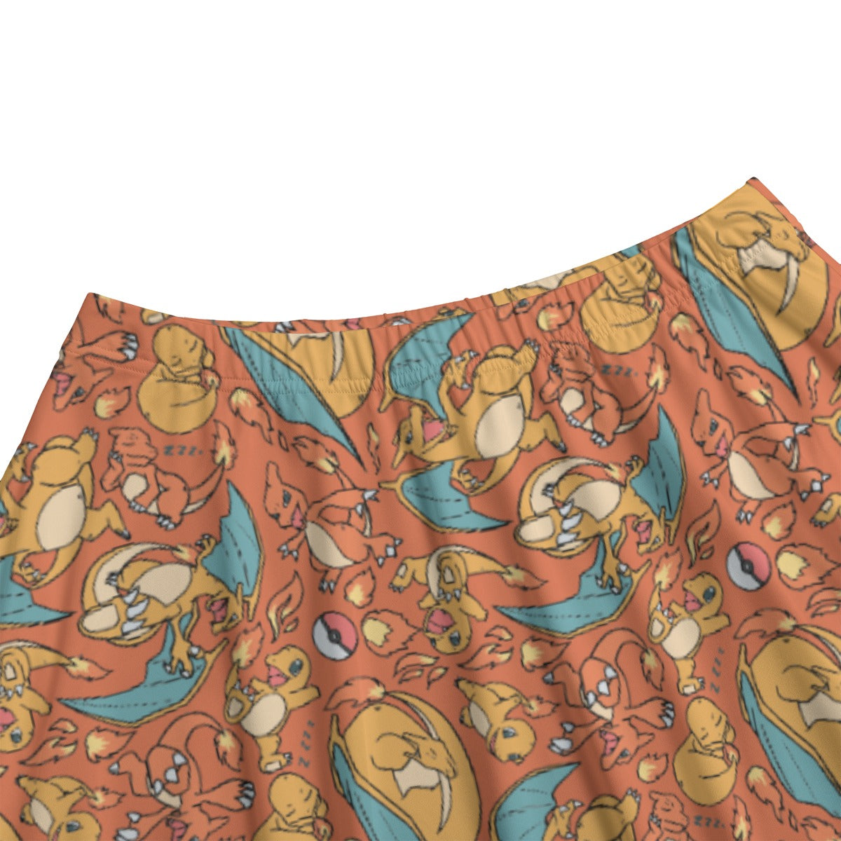 Charmander, Charmeleon and Charizard Skirt