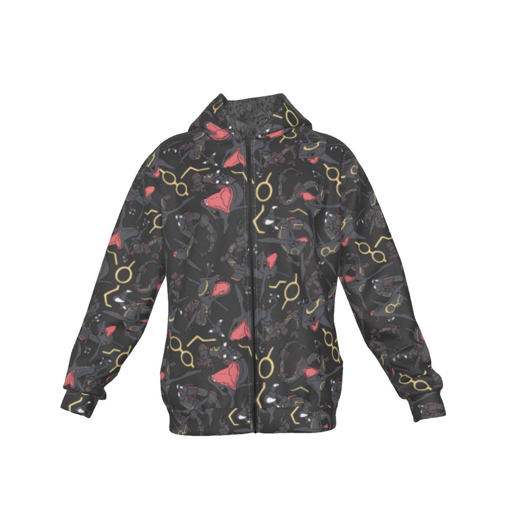 Rayquaza (Black) Pattern Hoodie