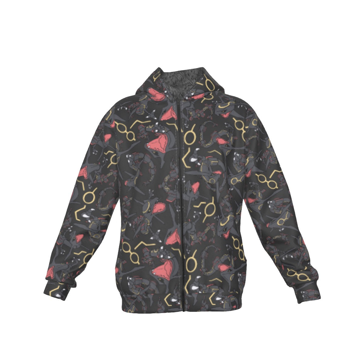 Rayquaza (Black) Pattern Hoodie
