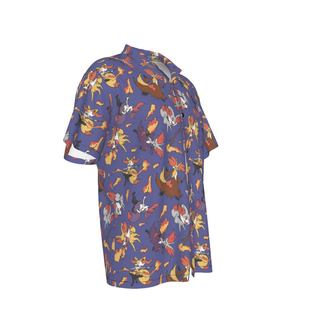 Fennekin Hawaiian Shirt