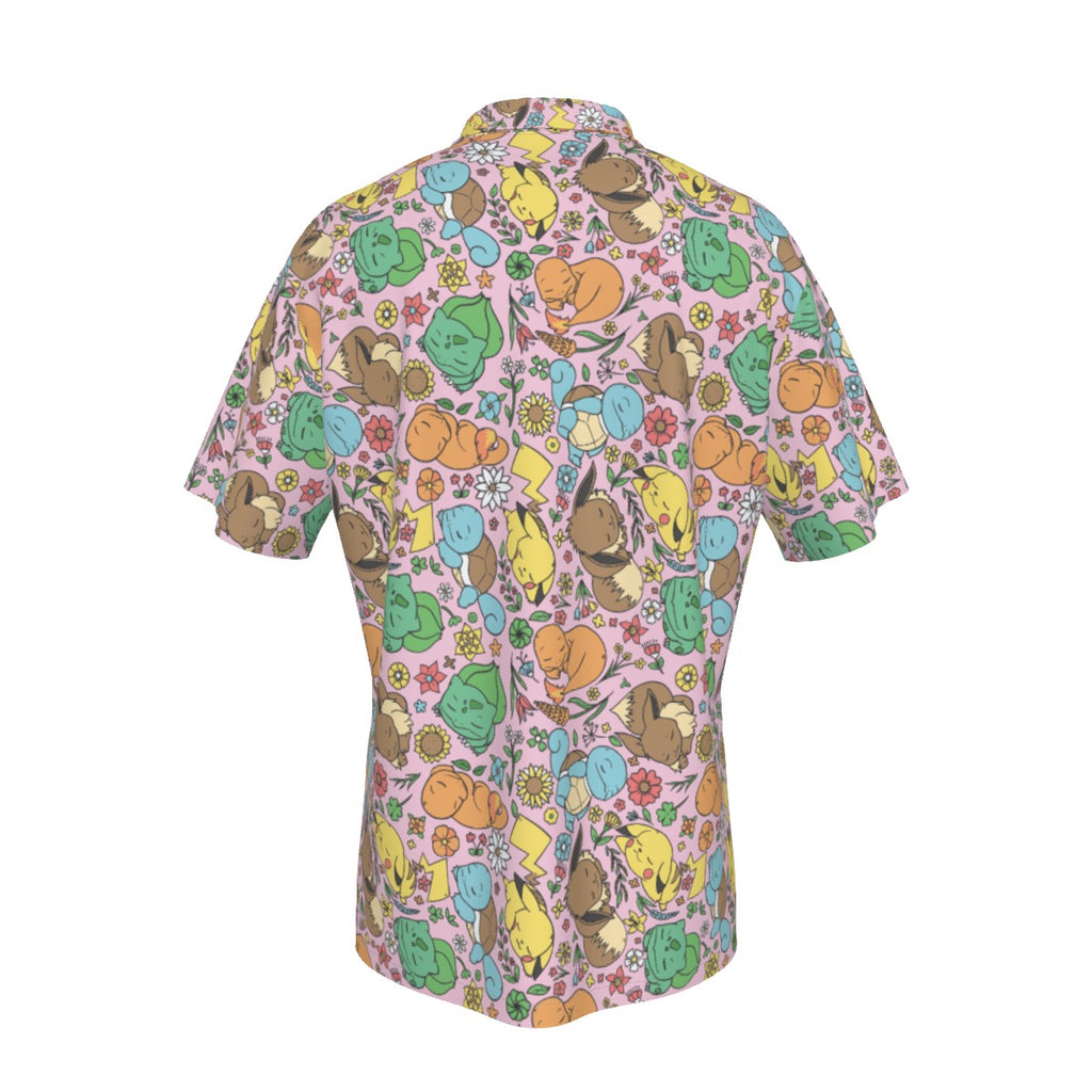 Sleeping Starters (Pink) Hawaiian Shirt