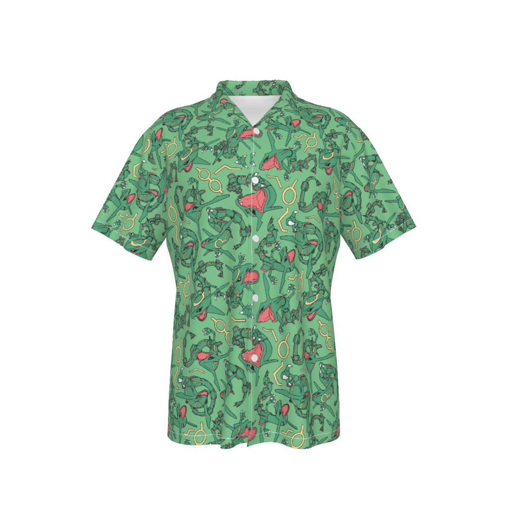 Rayquaza (Green) Hawaiian Shirt
