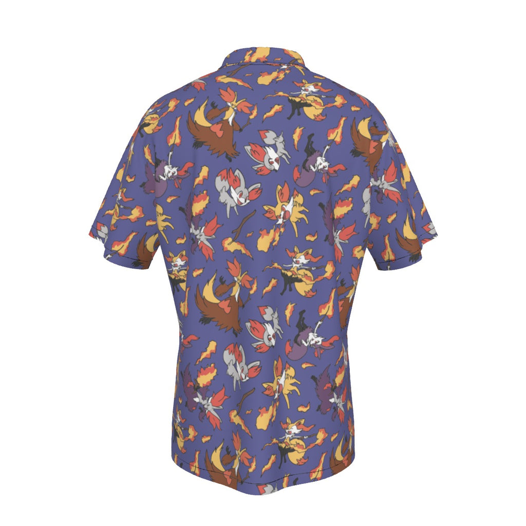 Fennekin Hawaiian Shirt
