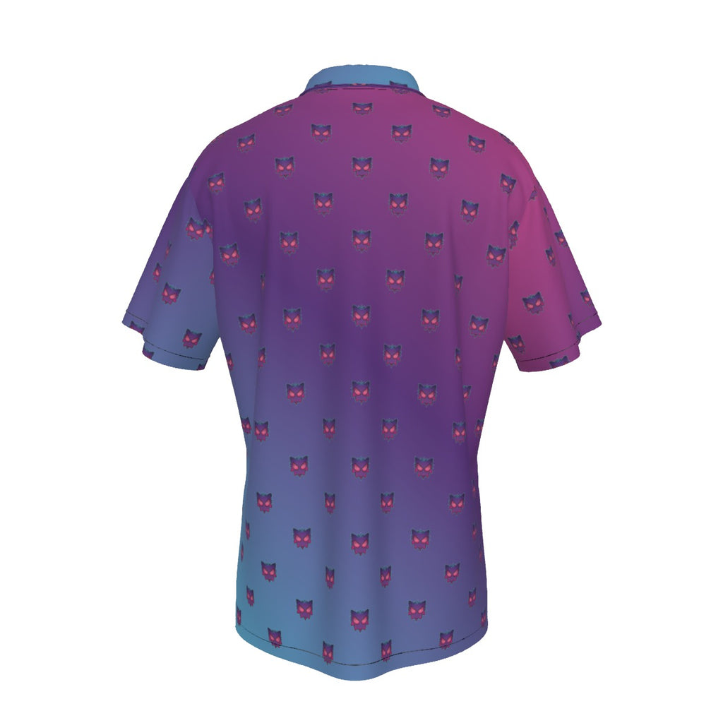 LED Gengar (Gradient) Hawaiian Shirt