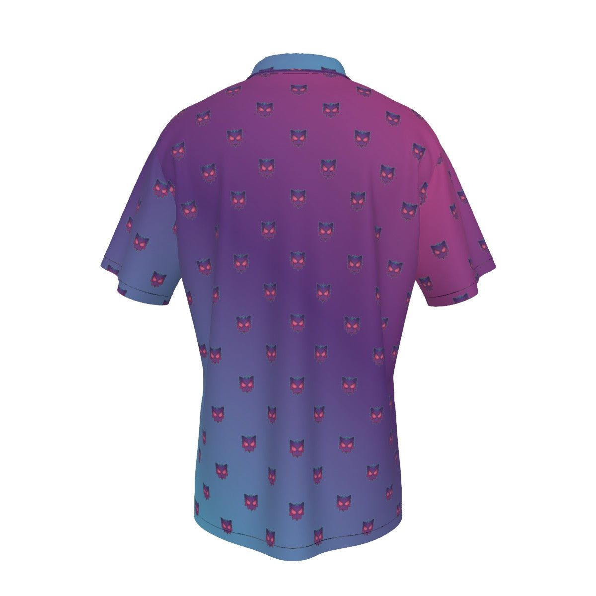 LED Gengar (Gradient) Hawaiian Shirt