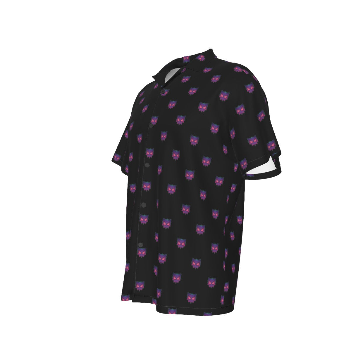 LED Gengar (Black) Hawaiian Shirt