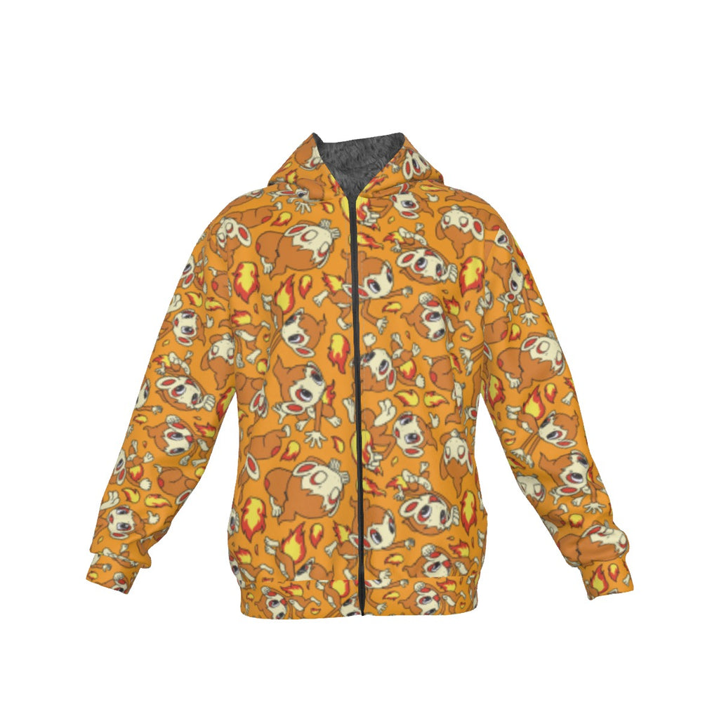 Chimchar Pattern Hoodie