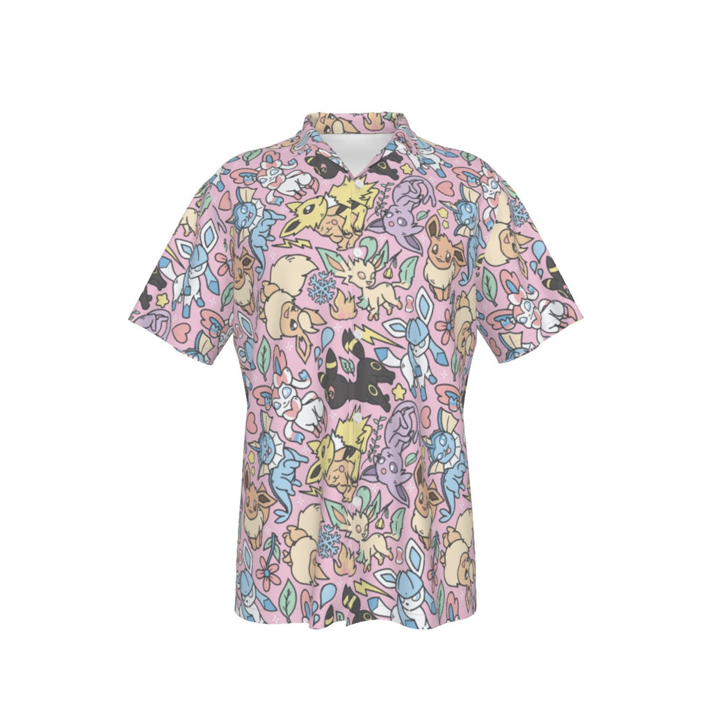 Eeveelutions (Pink) Hawaiian Shirt