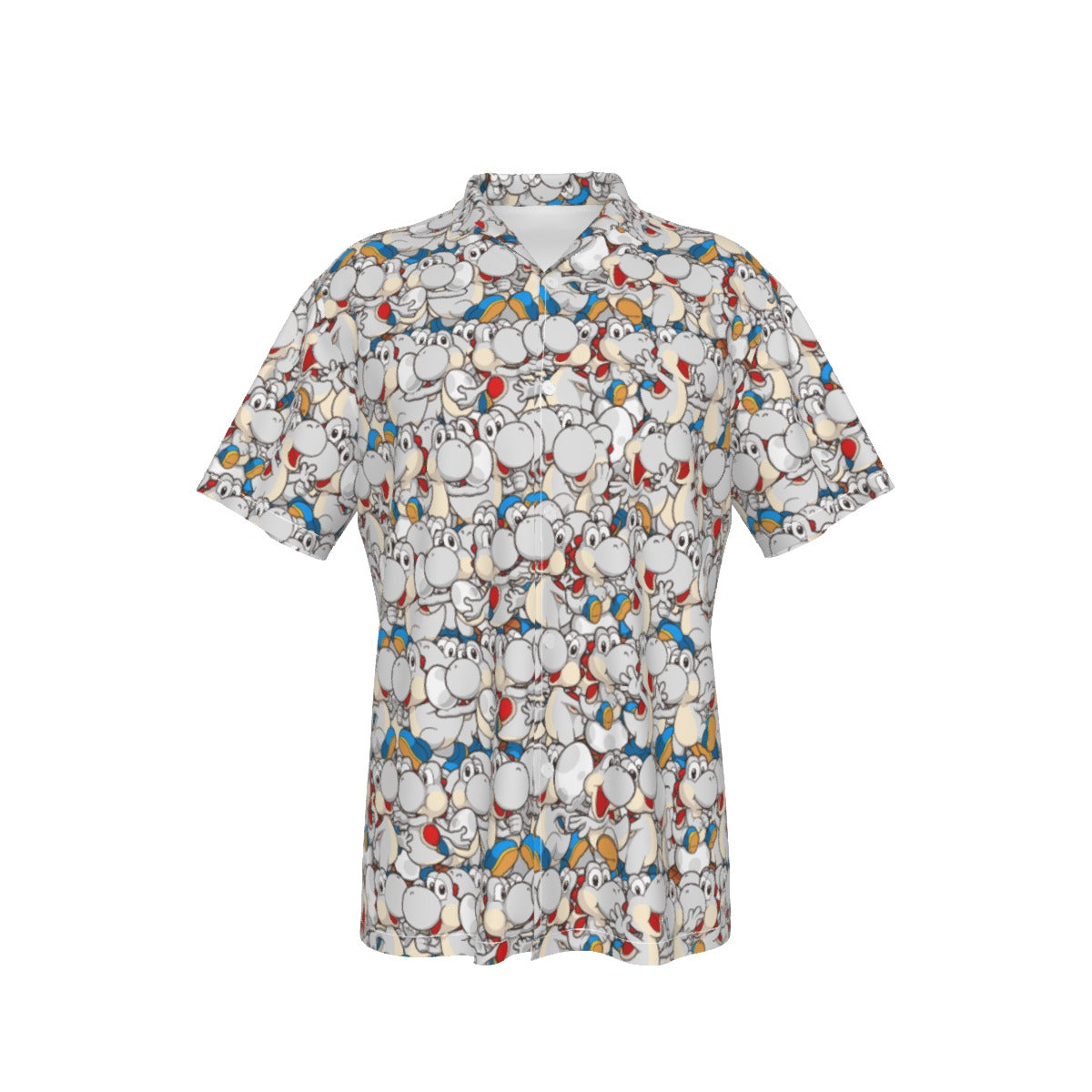 Yoshi (White) Hawaiian Shirt