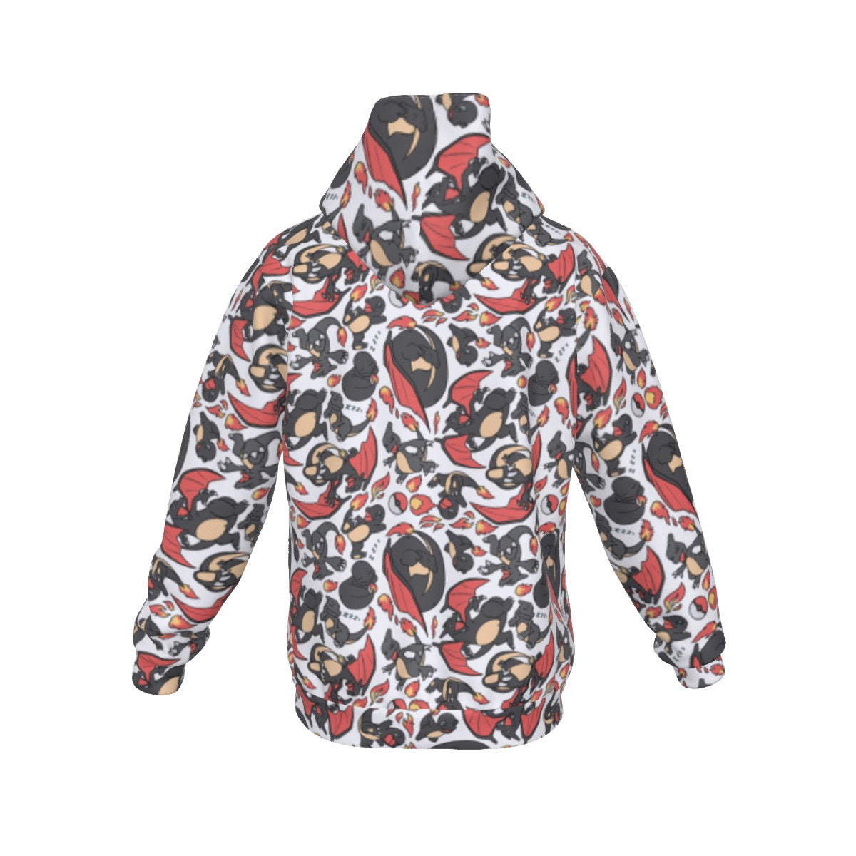 Charizard (White) Pattern Hoodie