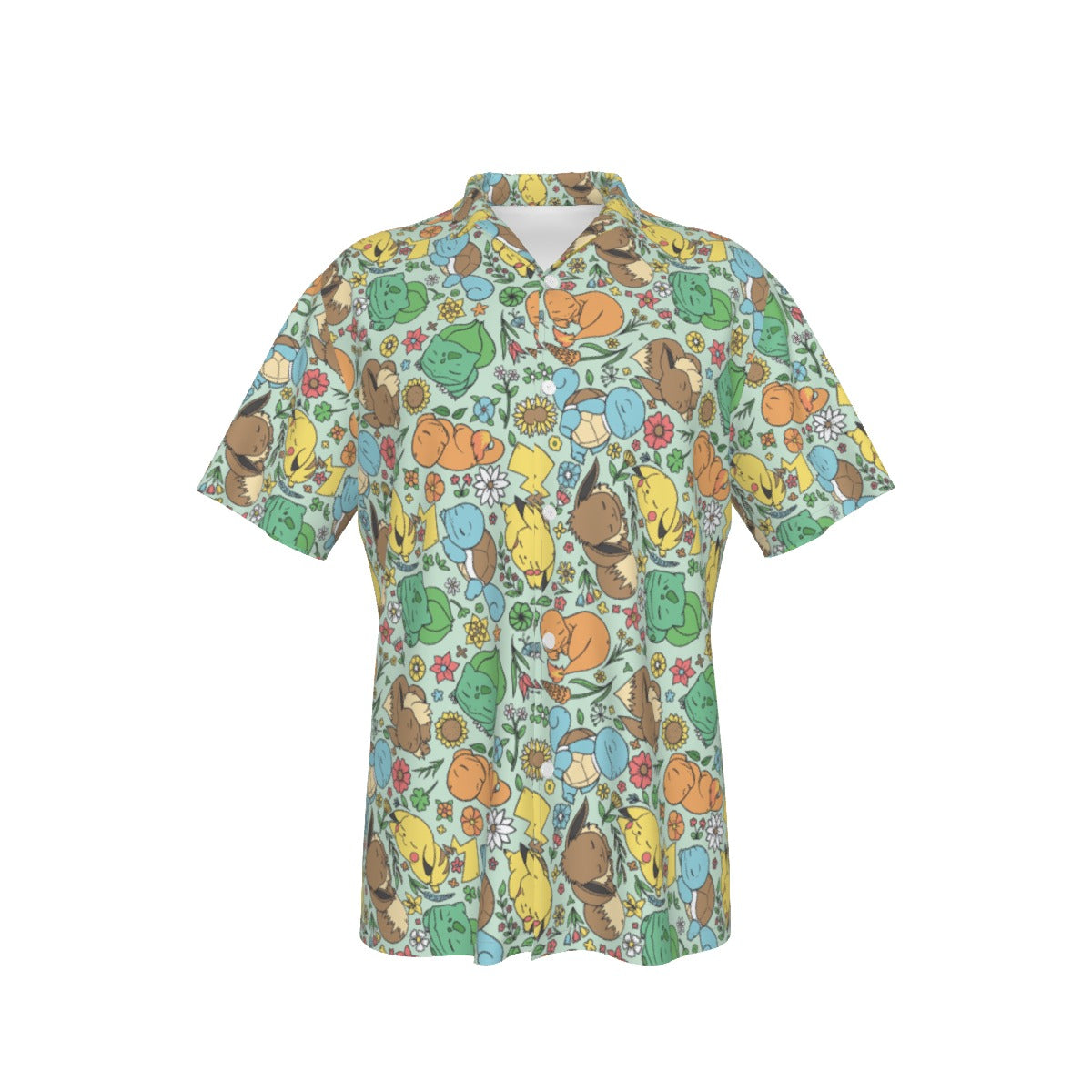 Sleeping Starters (Green) Hawaiian Shirt
