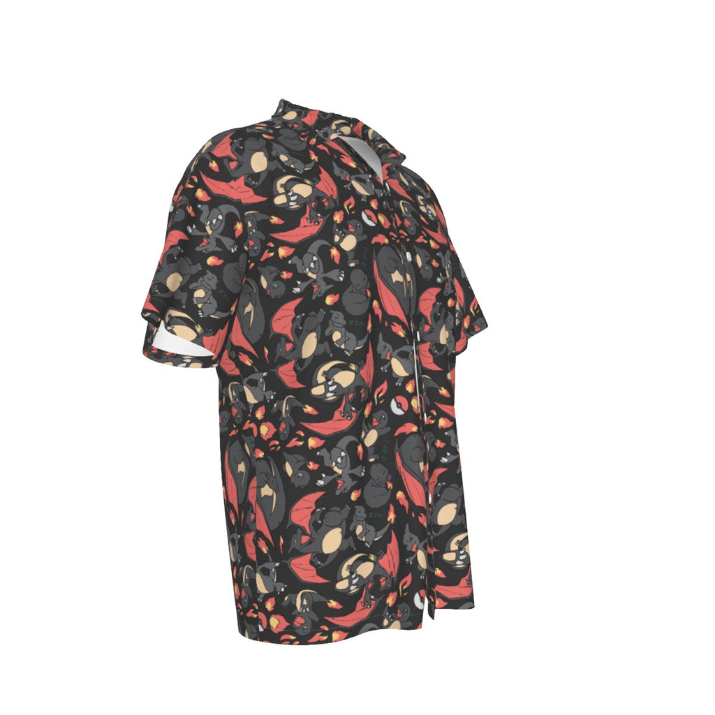 Charizard (Black) Hawaiian Shirt