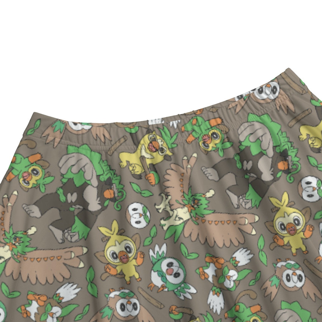 Rowlet, Dartrix and Decidueye Skirt