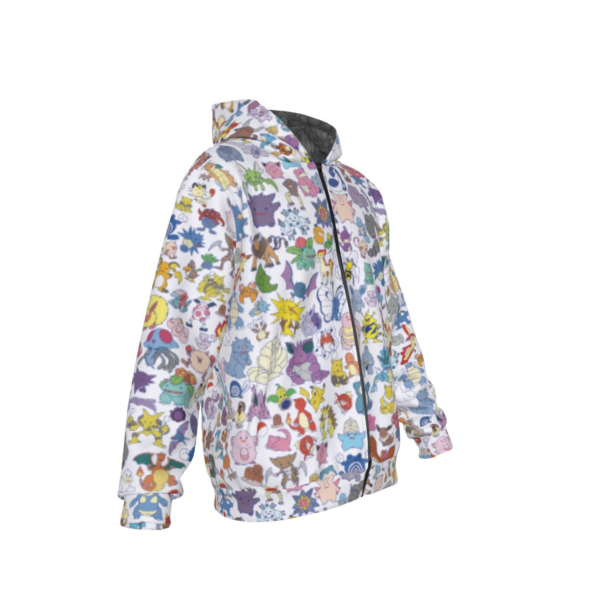 151 Ditto (White) Pattern Hoodie