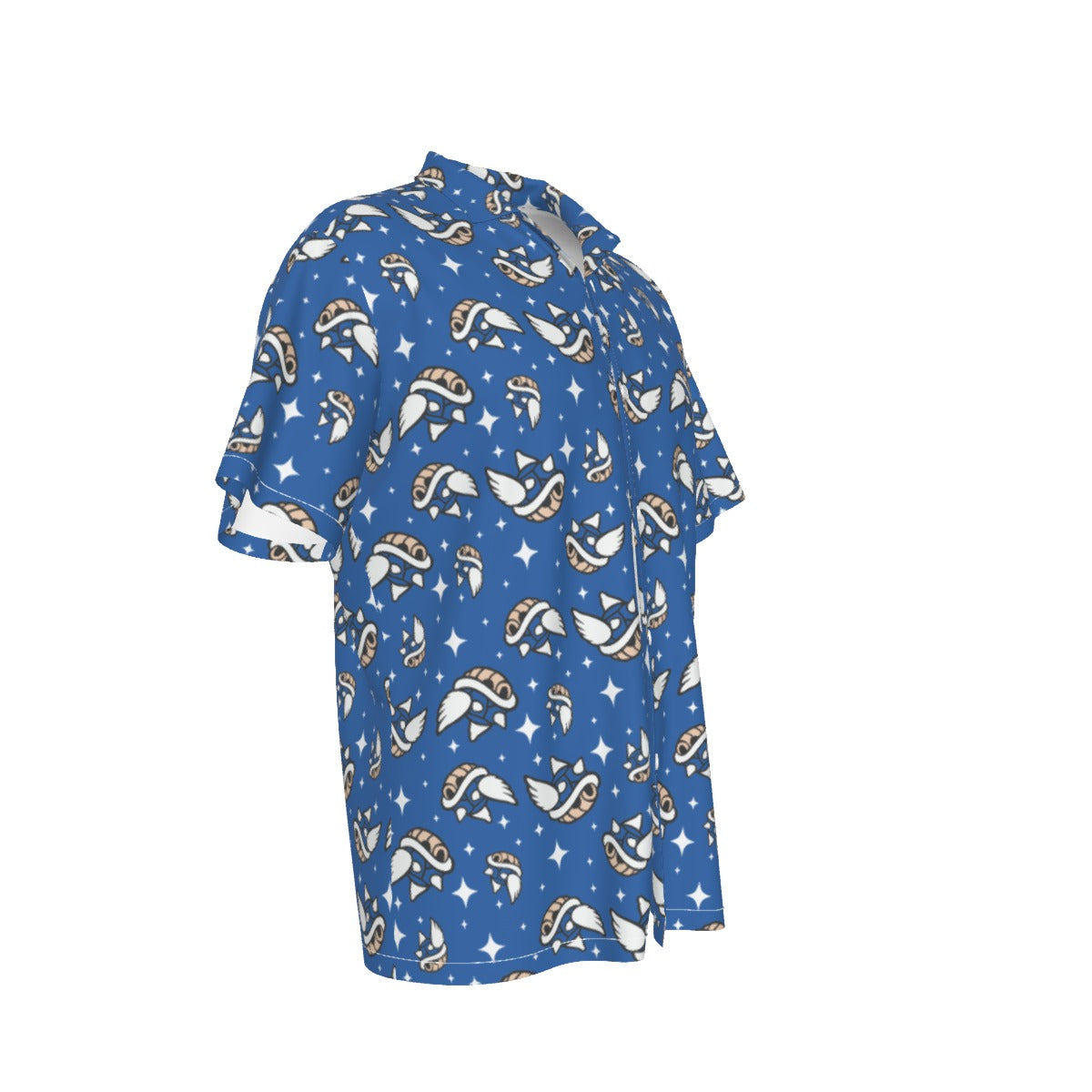 Mario Shells (Blue) Hawaiian Shirt
