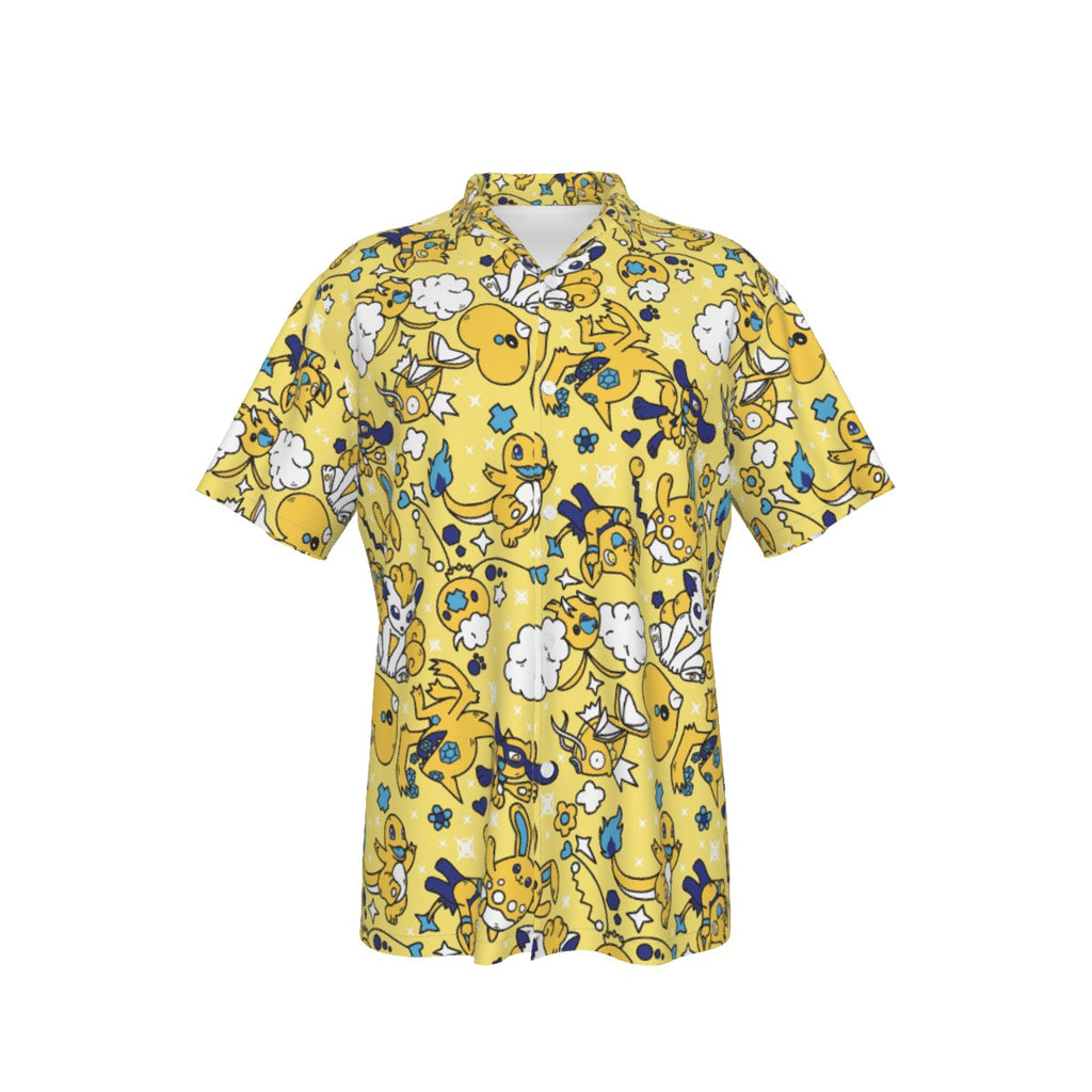 Shiny Gold Character Hawaiian Shirt