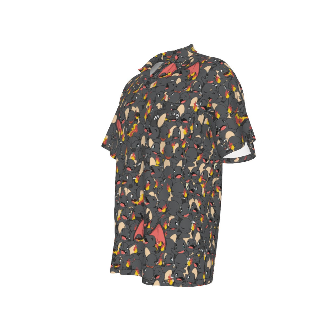Charizard (Black) Hawaiian Shirt