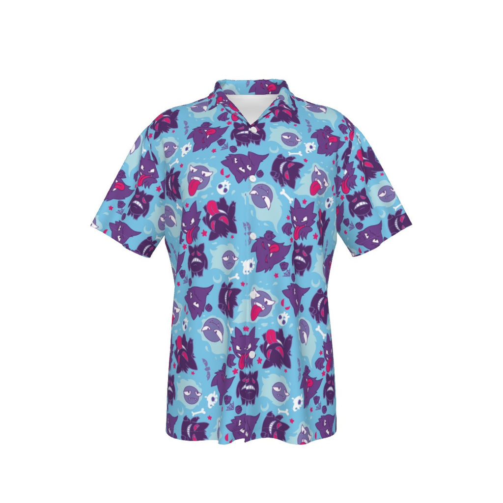 Gengar (Blue) Hawaiian Shirt