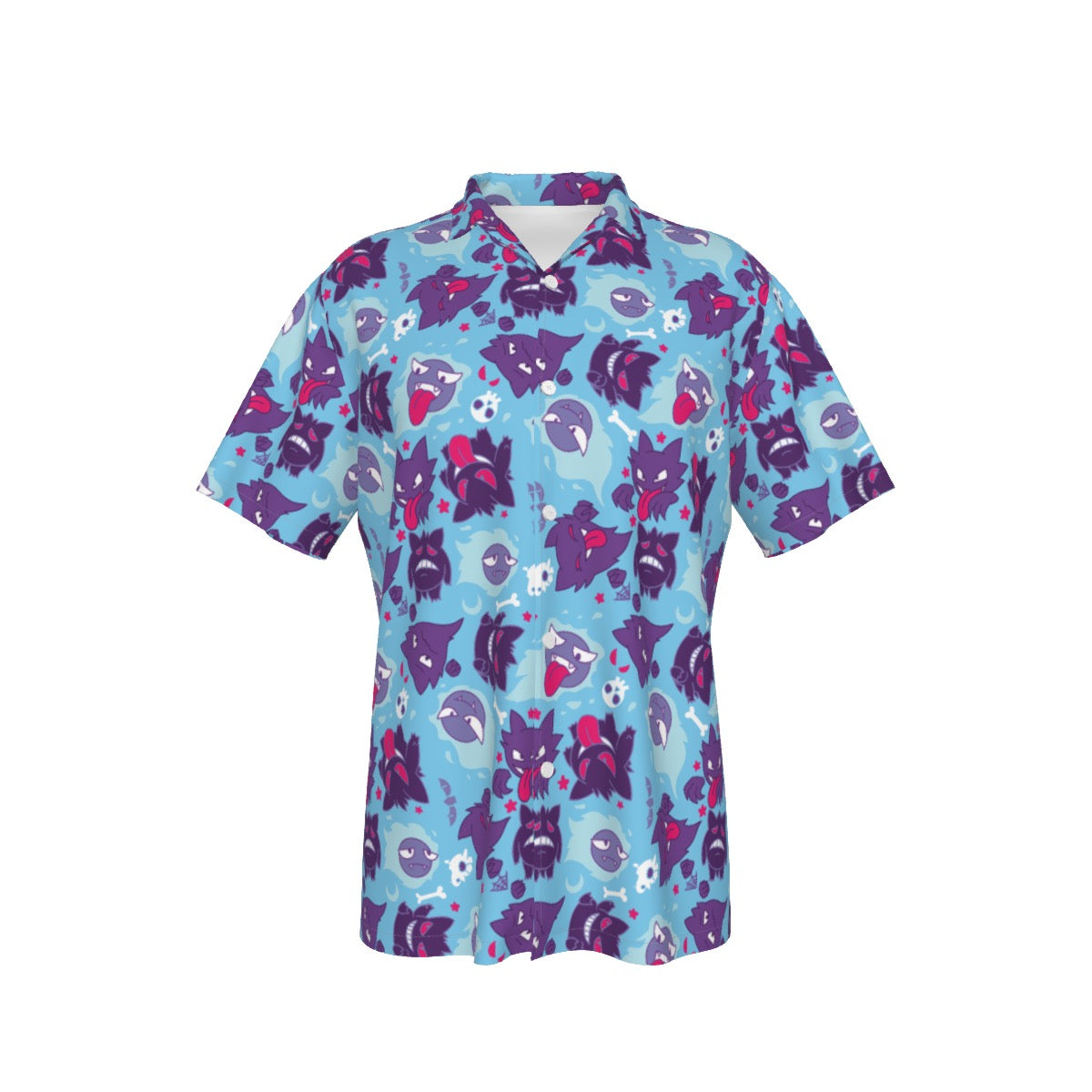 Gengar (Blue) Hawaiian Shirt