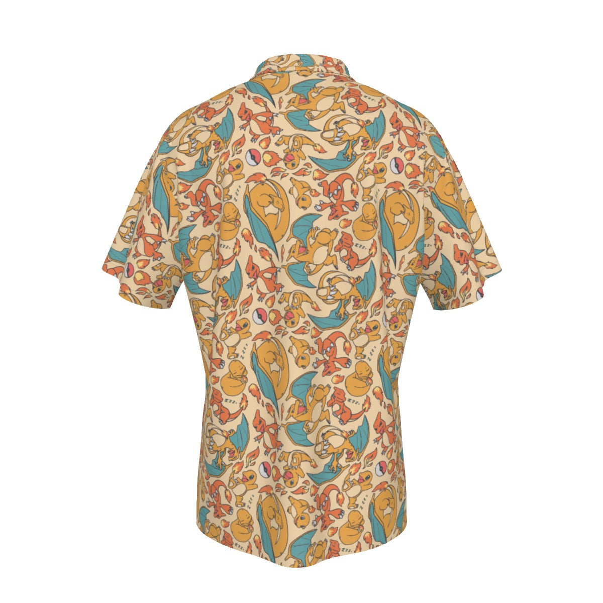 Charizard (Cream) Hawaiian Shirt