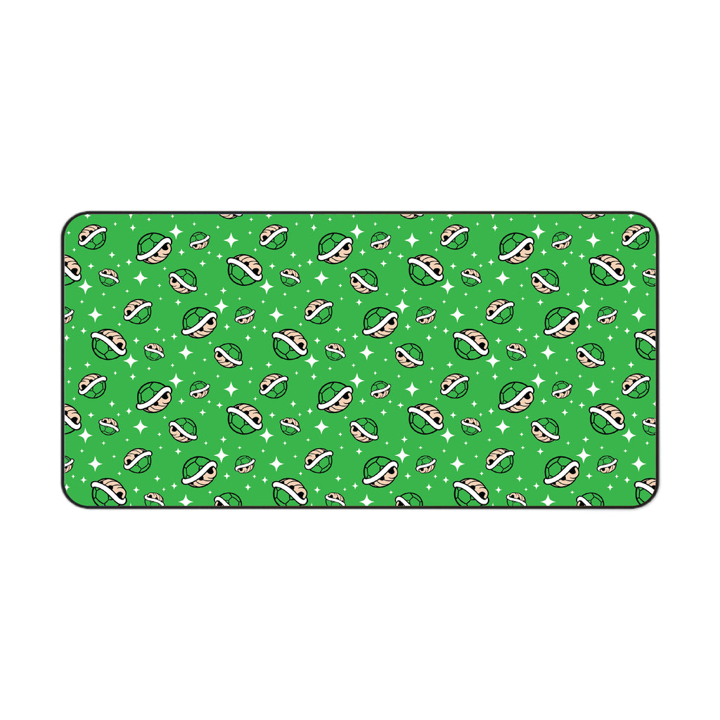Mario Shells (Green) Desk Mat