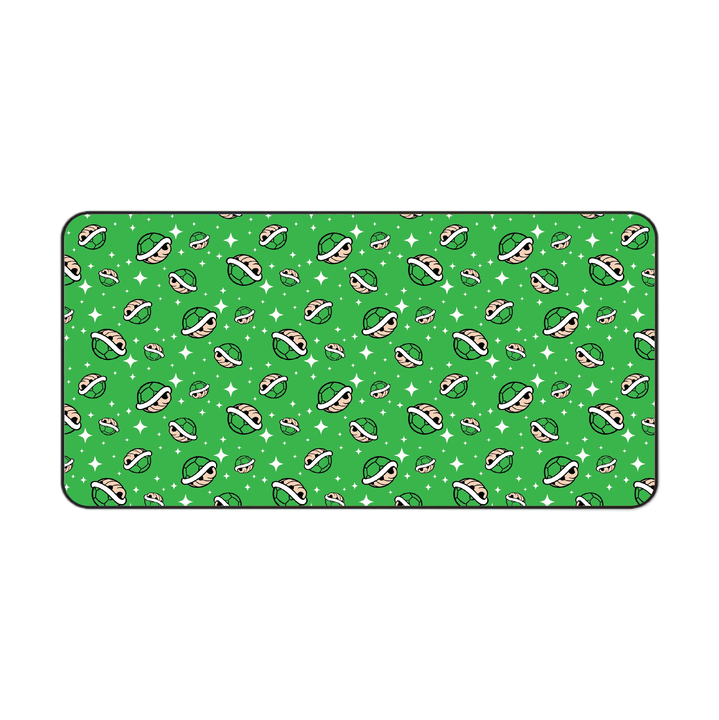 Mario Shells (Green) Desk Mat