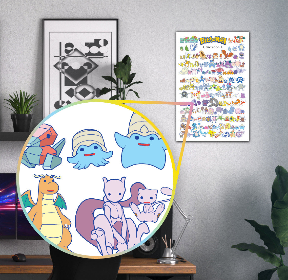 Generation 151 Ditto Poster