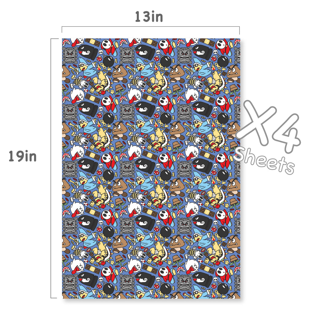 Bowser Wrapping Paper