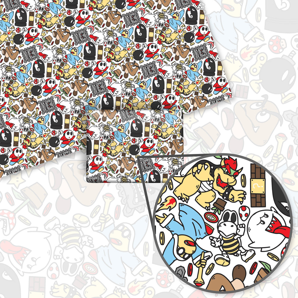 Mario Bowser Wrapping Paper