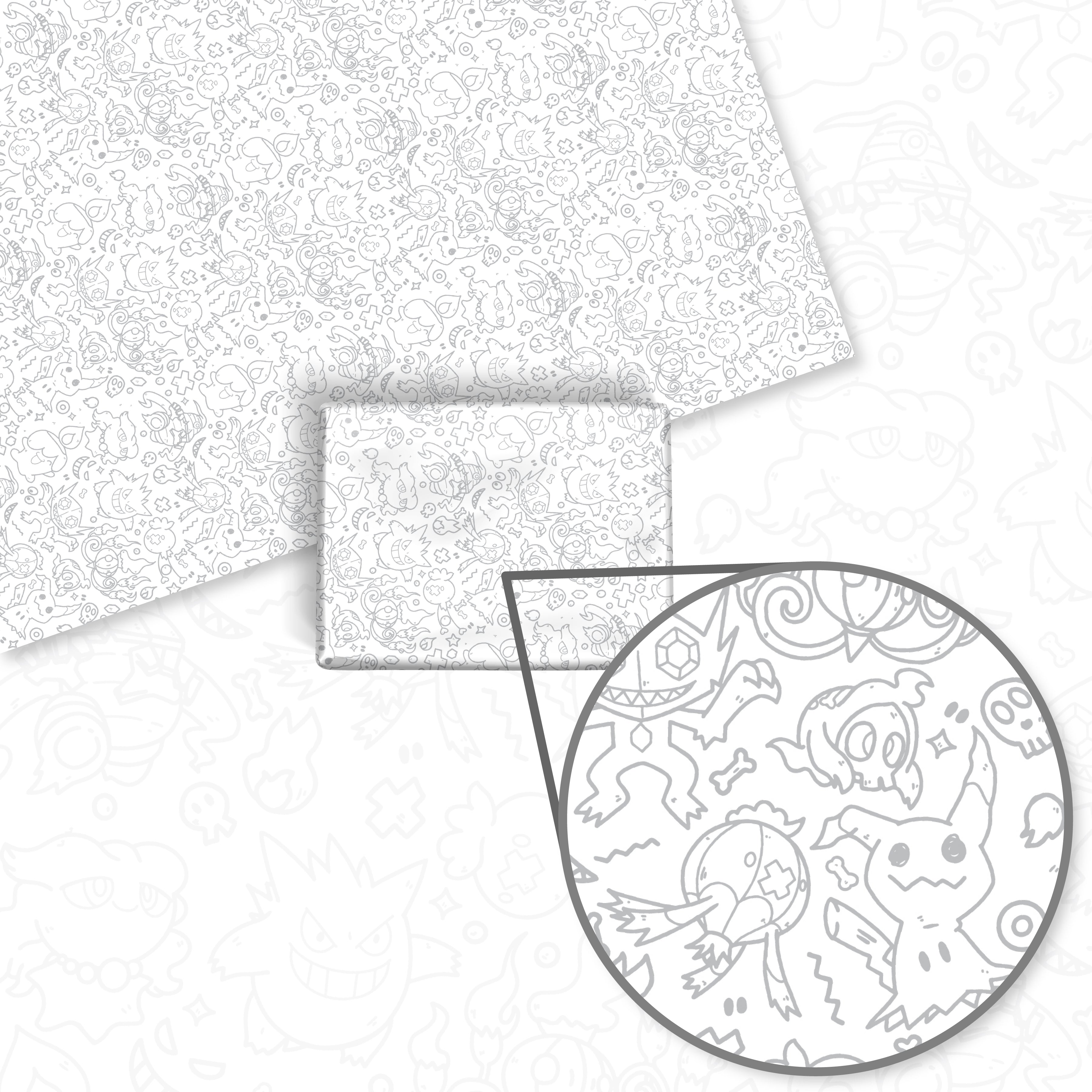 Ghost Pattern Wrapping Paper