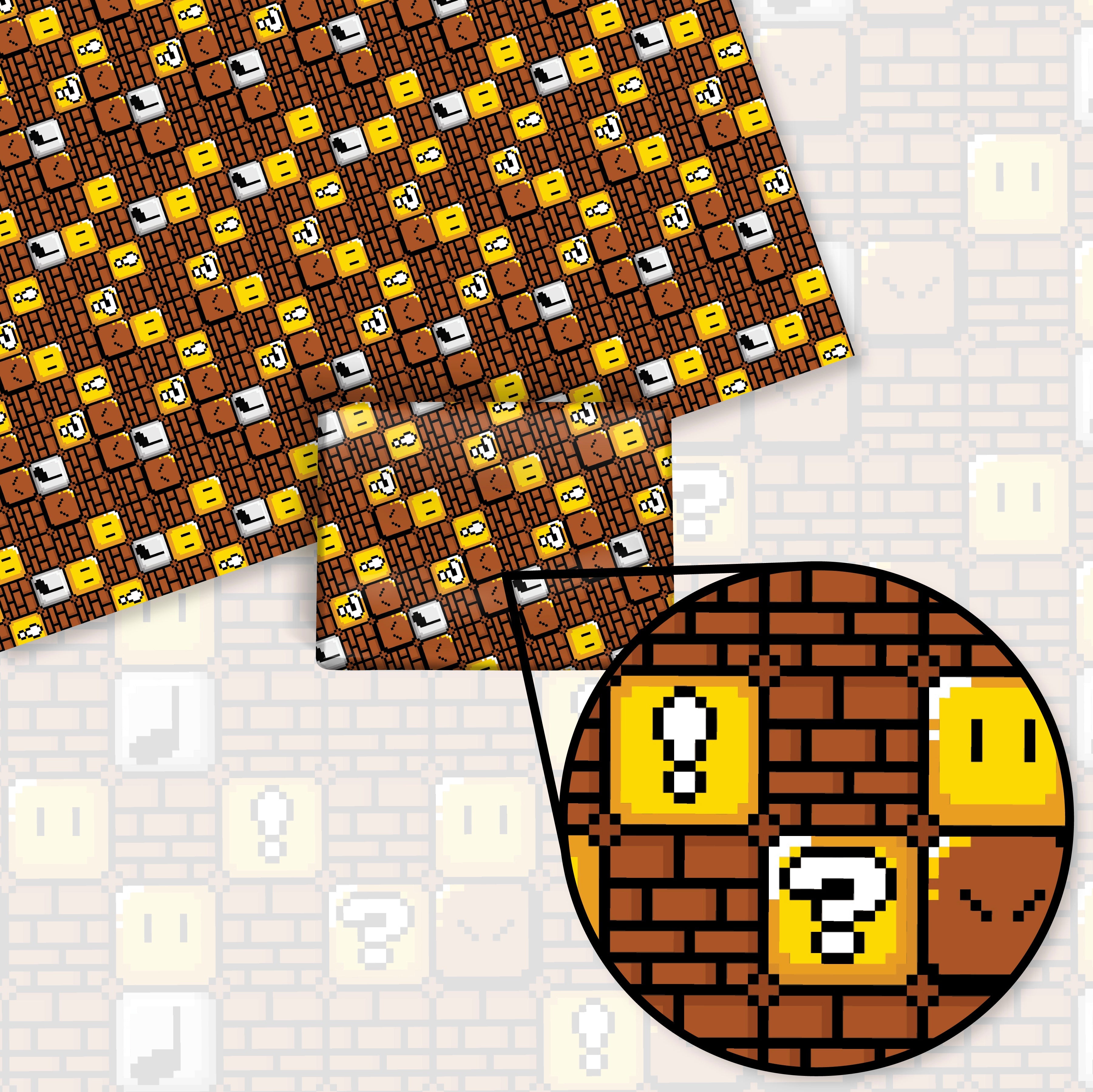 Mario Blocks Wrapping Paper