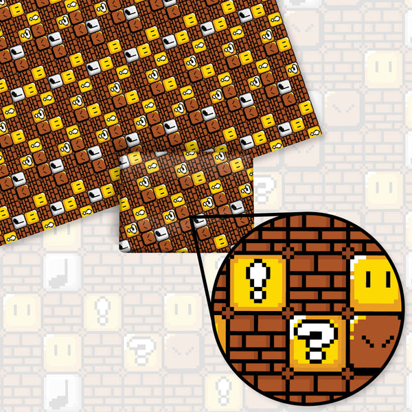 Mario Blocks Wrapping Paper