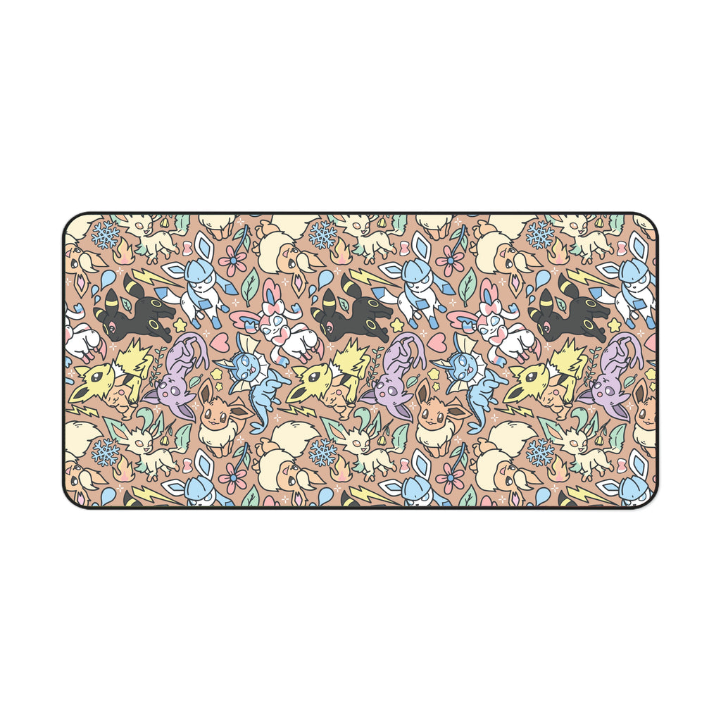 Eeveelution Desk Mat (Brown)