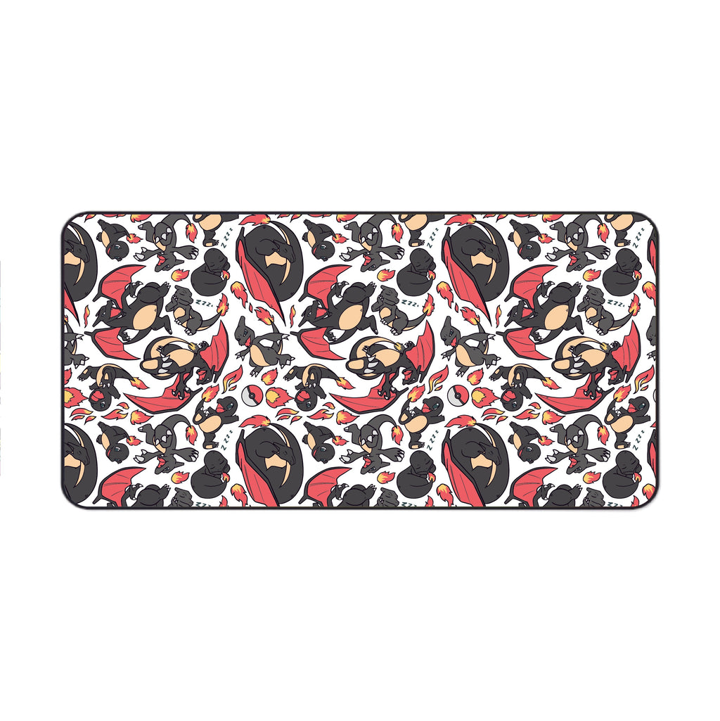 Charizard White Desk Mat