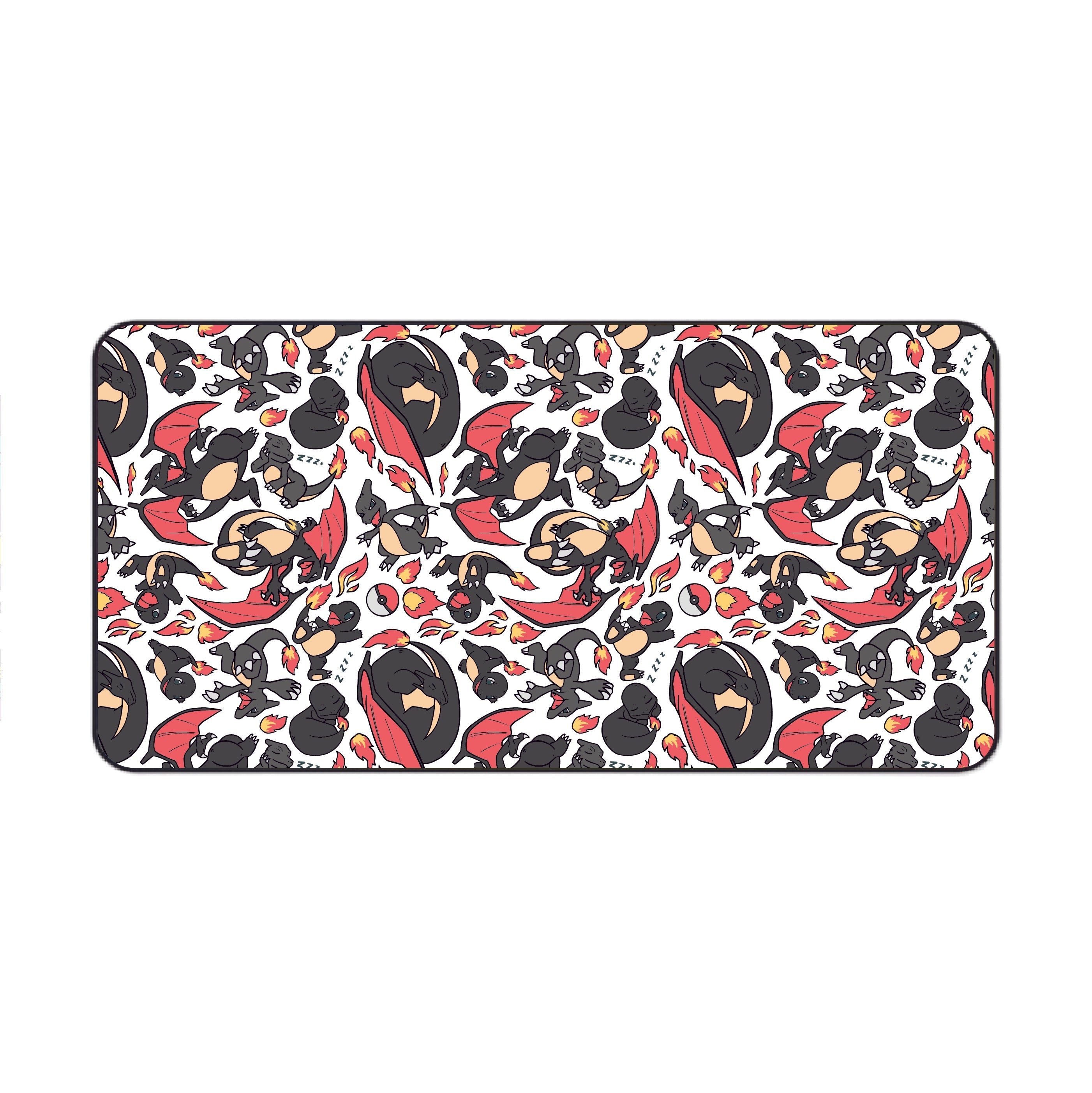 Charizard White Desk Mat