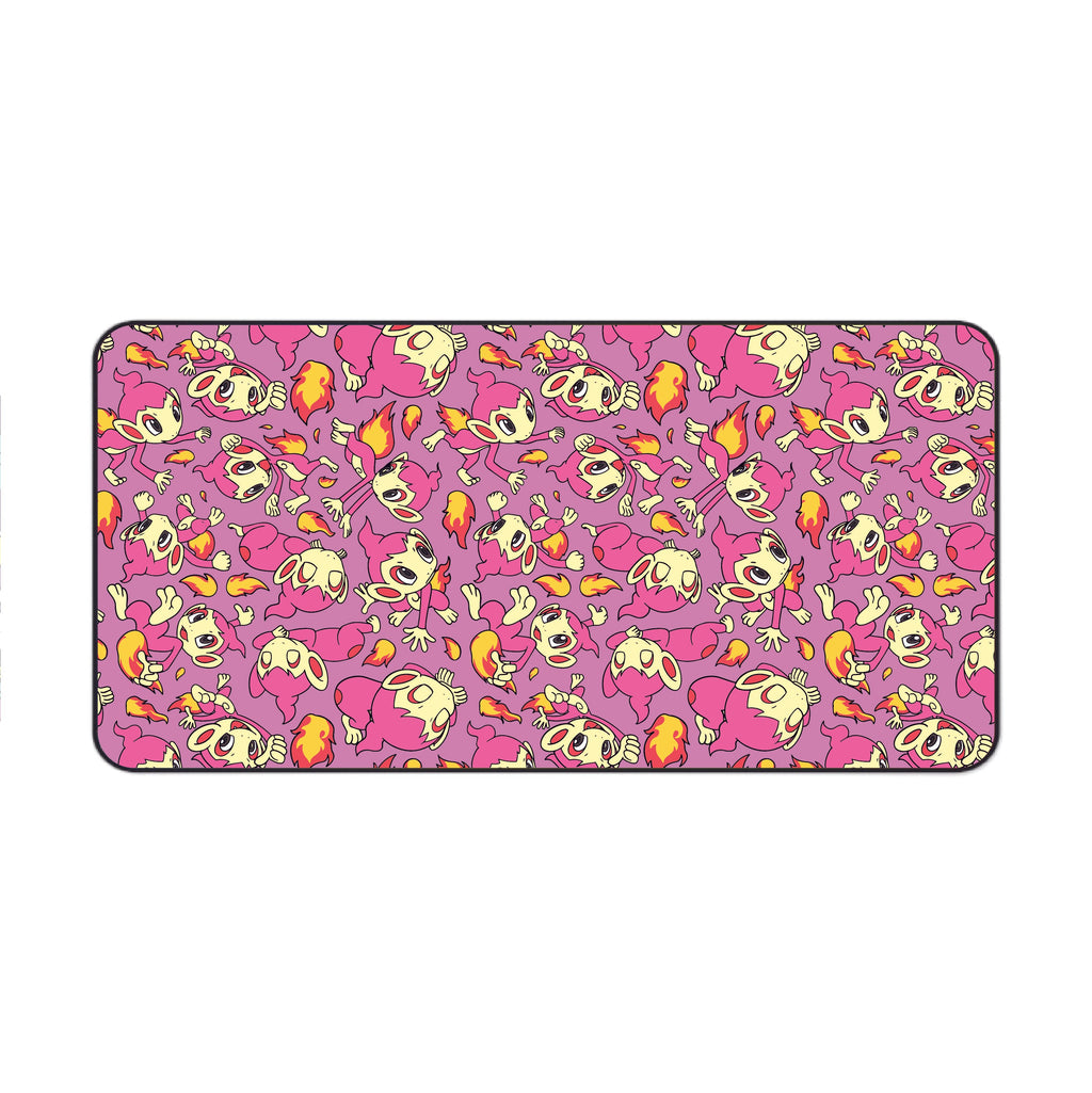 Chimchar Pink Desk Mat