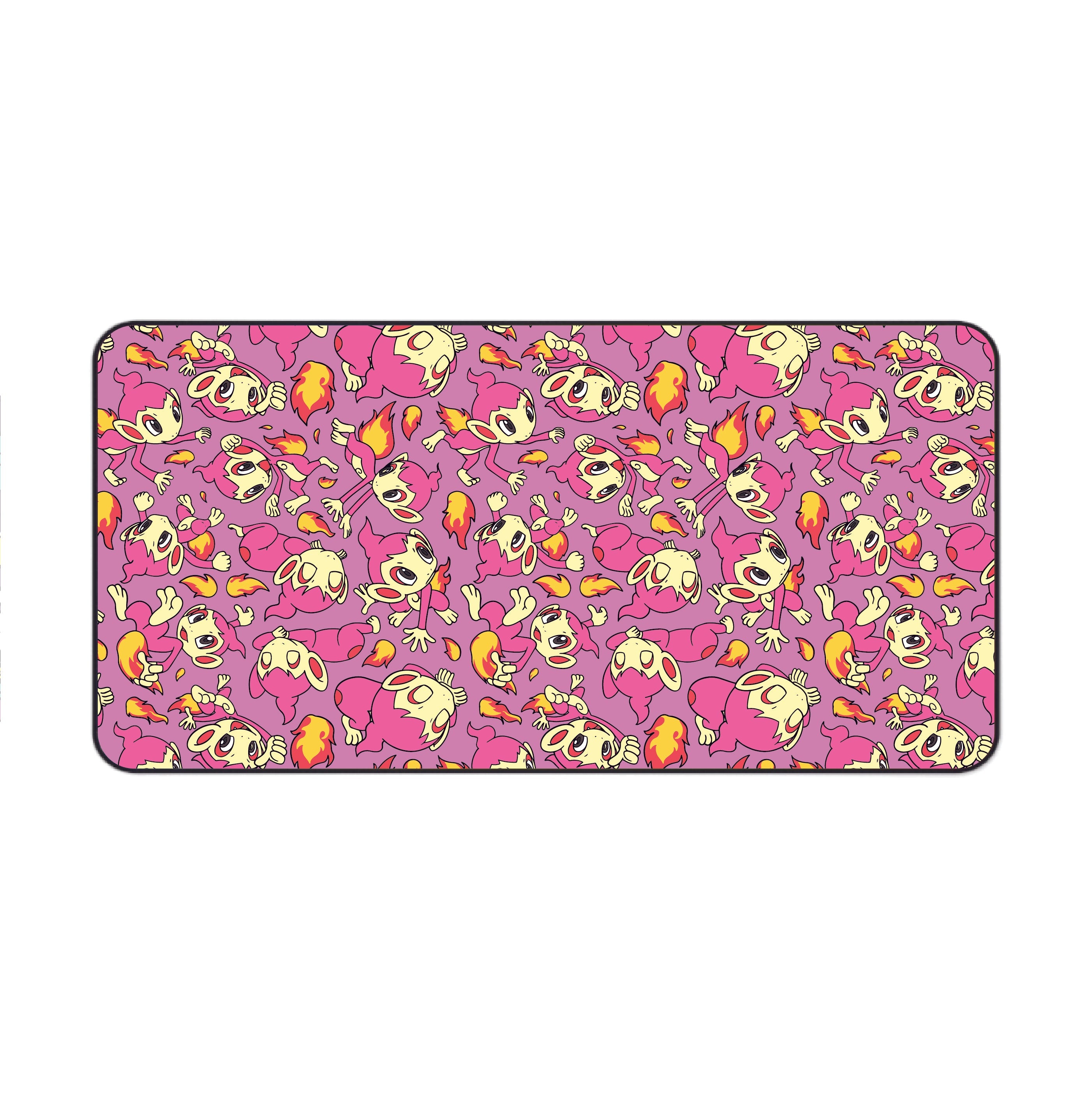 Chimchar Pink Desk Mat